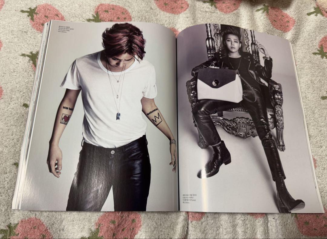 [ИСПОЛЬЗОВАННЫЙ] ELLE KOREA 2014 G-DRAGON Специальный выпуск BIGBANG