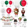 Christmas Balloon Decoration Santa Claus Reindeer Balloon Spiral Hanging Decoration Christmas Themed Printed Balloon