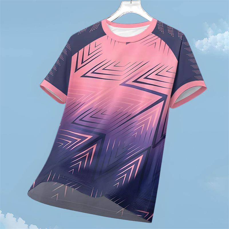Men's Running T Shirt Outdoor Short Sleeve Cooling T-Shirt Quick-Dry Breathable Badminton Sprotswear Fitness Tops Men's Clothing