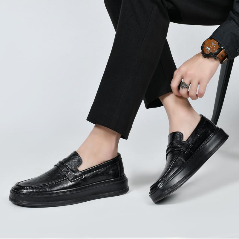 Classic Men's Loafers Matching Walking Shoes Men Brand Dress Shoes Business Men Shoes Men Casual Genuine Leather Flats