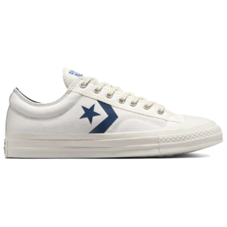 Converse Star Player 76 Low Vintage White Navy Men Sneakers Blue A08539C