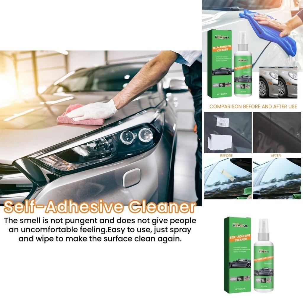 Homonth Veelzijdige lijmrestenverwijderaar voor ramen en auto's 100 ml Effectieve reiniger
