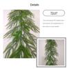 1.5m/2.7m Rattan Artificial Greenery Garland Artificial Faux Green Wreath  For Christmas Decoration