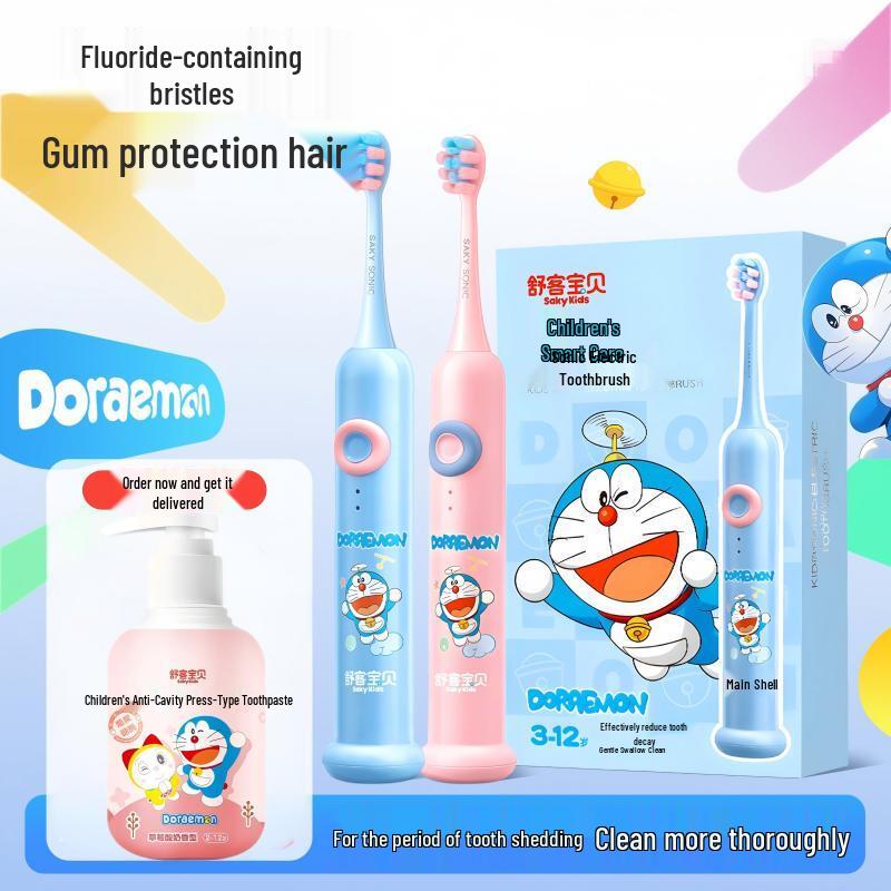 Shuke Baby Kids Sonic Electric Toothbrush & Toothpaste Set