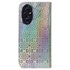 For Honor 200 5G Stand Case Dazzling Flower Protective PU Leather Phone Cover
