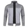 Men's Autumn/Winter Zipper Knit Cardigan Sweater