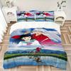 Inuyasha Anime Fantasy Romance Print 3Pcs Bedding Set,Duvet Cover with 2 Bedro,Pillowcase Home Birthday Gift