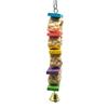 Corn Leaf Wooden Steel Hanging Toys Parrots Bird Squirrel Funny Chain Toy Bird Bites Climb Chew Toys
