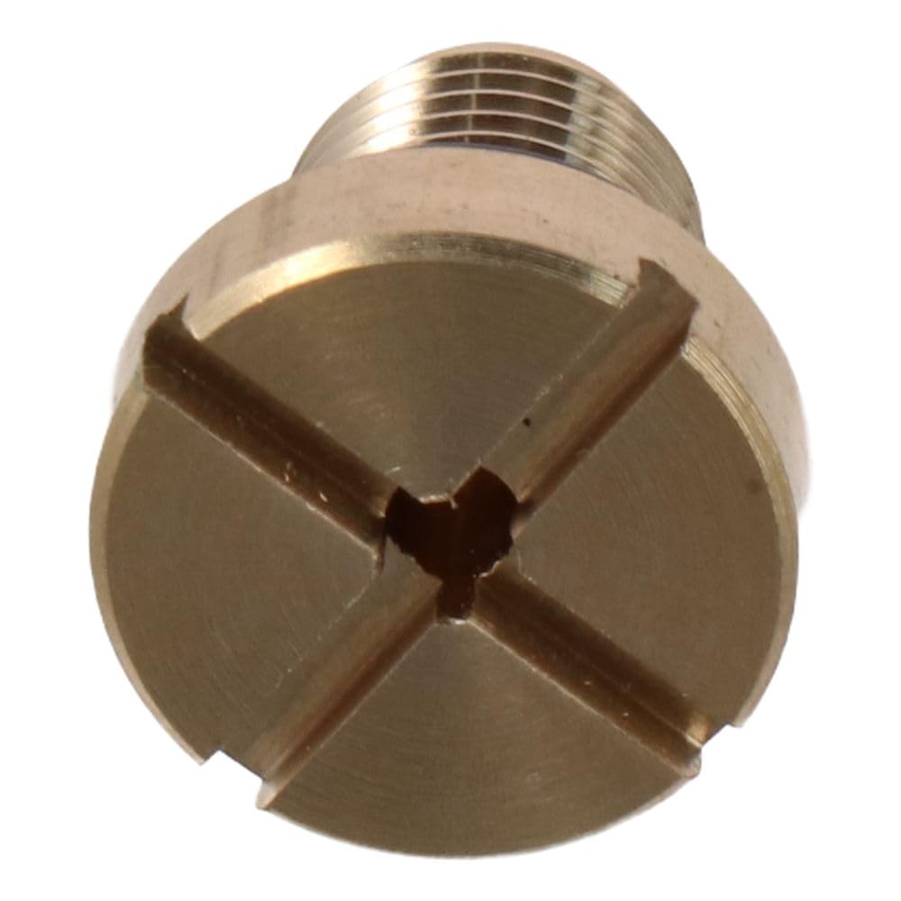 Qicarkey Radiator Expansion Tank Bleeder Screw, Brass Reservoir Plug Bleeder Screw with Rubber