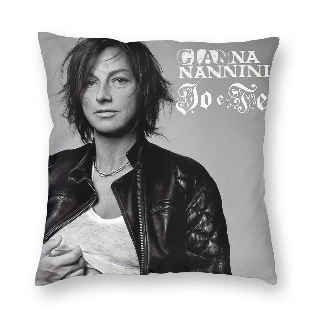 Gianna Nannini Io E Te Album Square Pillowcase Polyester Linen Velvet Printed Zip Decor Throw Pillow Case Home Cushion Cover