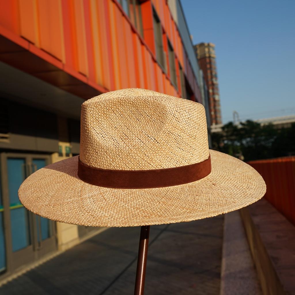 French Vintage Vacation Treasure Grass Woven Jazz Top Hat Women'S Summer Shade Sun Protection Tourism Beach Panama Straw Hat