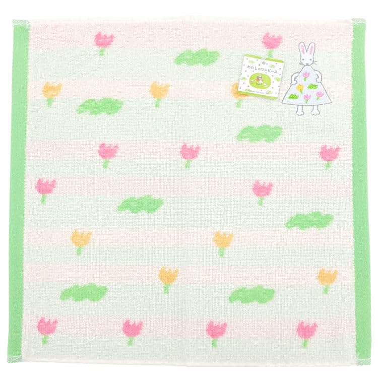 Hayashi Hand 34 x 35 Flower WN508600 Towel, approx. cm,  My Dress  Pattern,