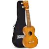 MAHALO Ukulele Made In Includes Kahiko Series MK1 TBR (Mahalo) Soprano, Indonesia, Bag,