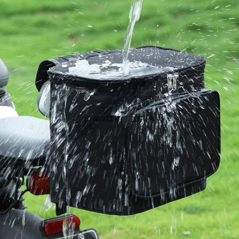 Electric Vehicle Trunk Helmet Storage Bag & Battery Motorcycle Tail Box