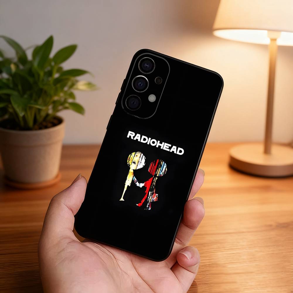 

R-Radiohead Band Rainbow For Samsung S26,S25,S24,S21,S22,S23,S30,Ultra,S20,Plus,Fe,Lite,5G Black Cover Phone Case Samsung S23plus5G