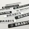 Aluminum Car Badge Rear Letter Emblem Trunk Accessories For Mercedes Benz AMG Brabus Maybach C E S GLE CLC Class W204 W203 W205 AY1