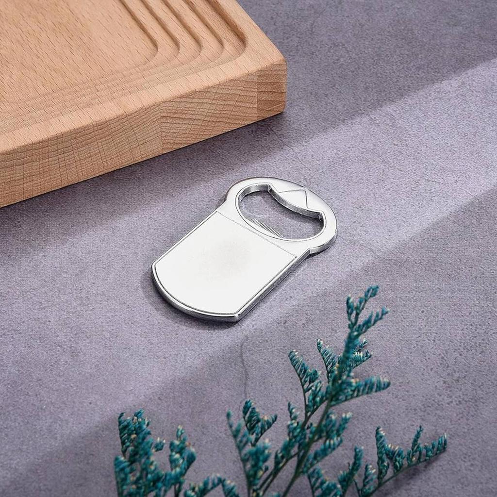 Thermal Transfer Beer Bottle Opener Refrigerator Magnet For Party Favors Wedding 5Pcs