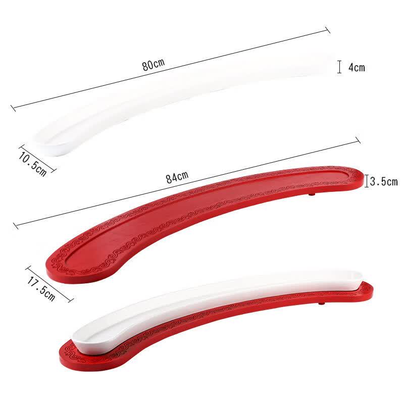 Extra-Long Ceramic Rectangular Serving Platter