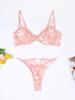 2024 Euro-Amerikanisches kleines Herz Spitzen-Dessous-Set