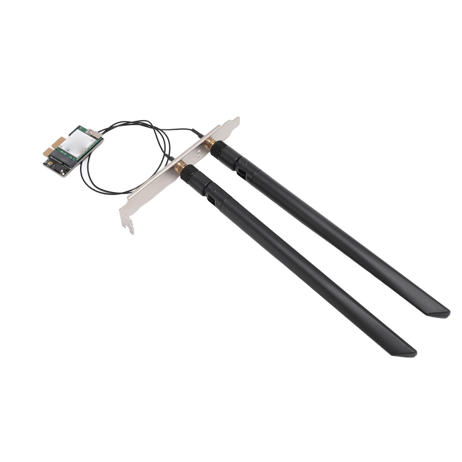 

5G Network Card 2.4G 5G 867Mbps Dual Band PCIEx1 Interface BT4.0 Plug and Play PCIe WiFi Adapter