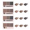 Three-color Eyebrow Powder Shadow Three-dimensional Eyebrow Shape Waterproof and Sweat-proof Natural Long-lasting Eyebrow Powder