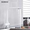 Three-in-one Purification Faucet Electroplated Black Gold Kitchen Mixed Water Filter Faucet