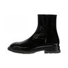 Patent-leather Ankle Boots 'Black' Men's 682816WIA391000