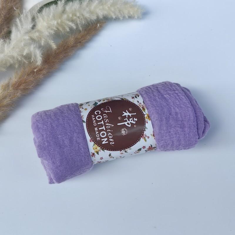 Monochrome Cotton And Linen Scarf, Beard Headscarf, Crumpled Scarf, Shawl, One Piece Will Be Sent On Behalf Of Wj01.