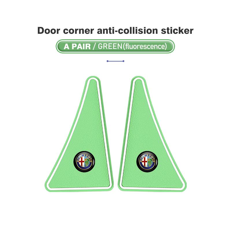 2026 Hot Sticker Car Door Corner Cover Anti-collision Protection Sticker For Alfa Romeo GT Stelvio F1 Brera Volante Tonale Glori