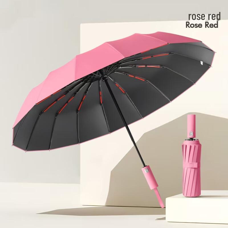 Kadnuo 32-Rib Automatic Rain and Sun Umbrella