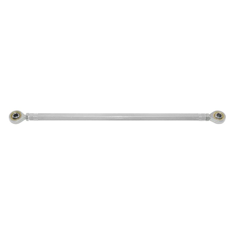 

waase 240mm Motorcycle Universal Gear Shift Linkage Shifter Link Rod with Rod End Bearing For Racing Rearset Footrests срібний