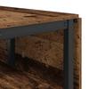 Dining Table 122 x 80 x 76.5 cm Particleboard Reclaimed Wood Look Rectangular