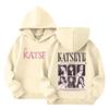 Kids Pullover Hoodie with Letter Print Long Sleeve Sweatshirt for Casual Everyday Wear