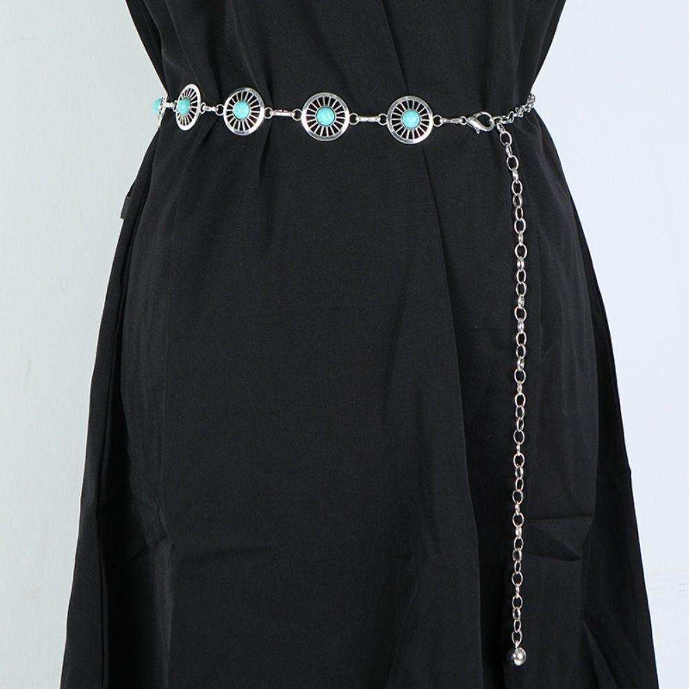 Minority Design Turquoise Waist Chain Europe American Style Women's Body Jewelry  Girls