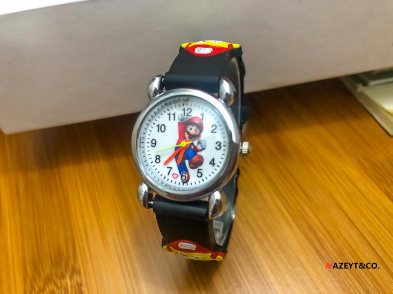 3D Silicone Cartoon Quartz Watch for Kids