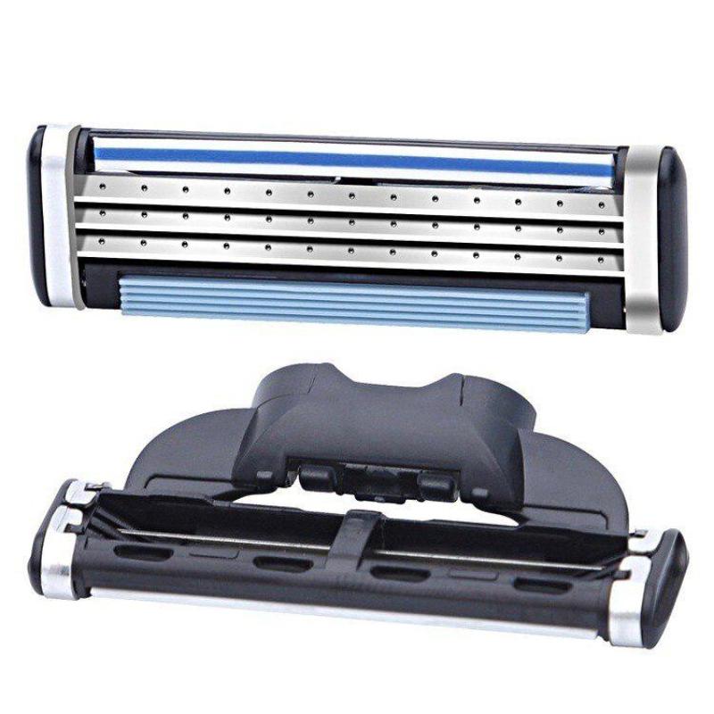 8 Pcs 3 Layers Men Face Razor Blades Shaving Blades Shaver Sharpener Razor Blade