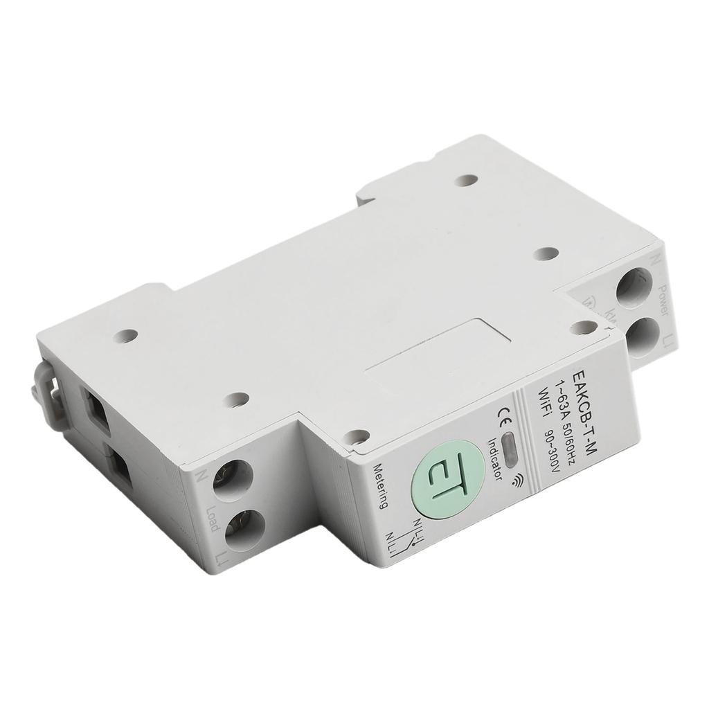 Circuit Breaker Smart Circuit Breaker Temperature Protection 40-150 Adjustable Power Limit 1-26KW Din Rail Installation