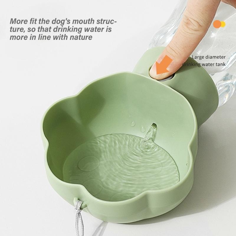 Dog Water Bottle Water Dispenser Drinking Bowl for Outdoor Walking Travel Drinking Bottle Water Container