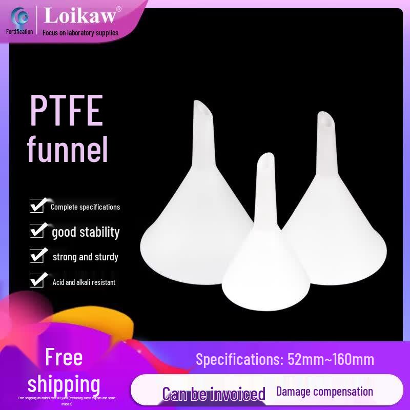 Leigu PTFE Triangular Funnel 105mm