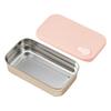 Stainless Steel Snack Containers 2 Compartment Lunch Box Leak-Proof Bento Box with Lids Reusable Food Storage Containers for Travel Camping Outdoor