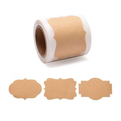300pc Kraft Paper Blank Gift Tags Labels Christmas Decorations Home Diy Stickers