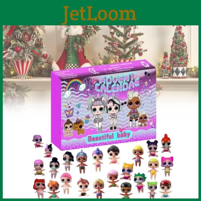 Nuovo Calendario dell'Avvento Festivo di Natale a Countdown di 24 Giorni, Scatola Cieca, Regalo per Bambini