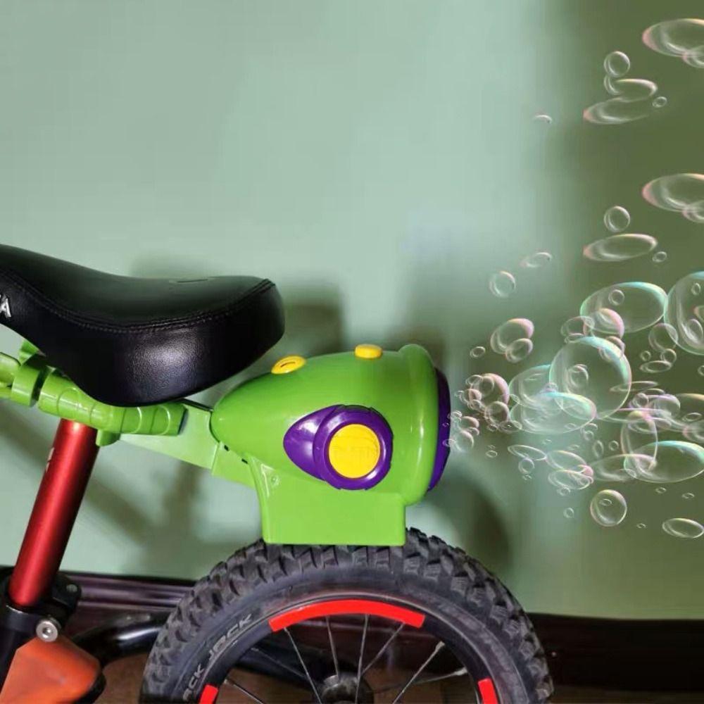 Multifunctional Automatic Bubble Maker with Clip Bicycle Seat Bubble Blower Toddlers