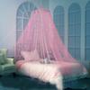Glow-in-the-dark Star Canopy Mosquito Net Foldable No-Install Bed Curtain
