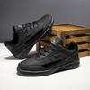 Shoes for Lace Up Footwear Vulcanized Men Leather Sneaker Casual Comfortable Non-Slip  Sports Shoes Men Outdoor Footwear Tennis