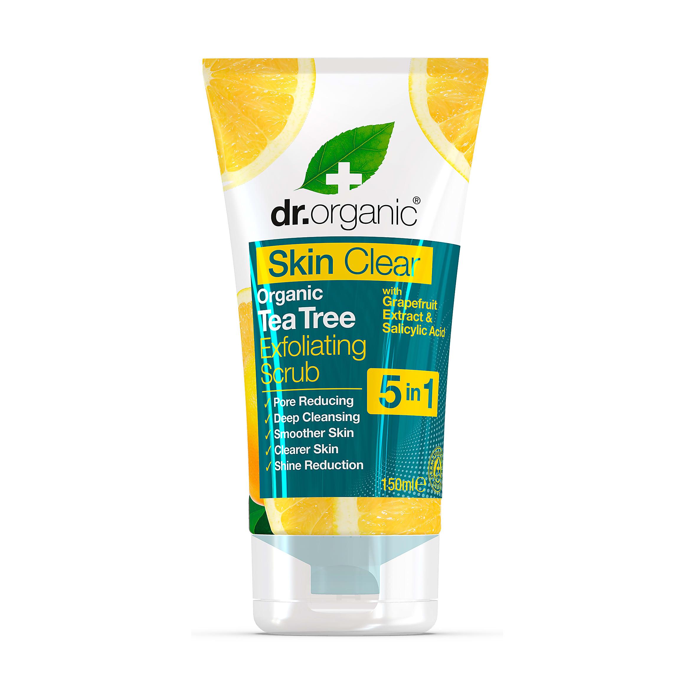 

Exfoliating scrub for oily skin 5 in 1 Skin Clear Dr.Organic 150 ml