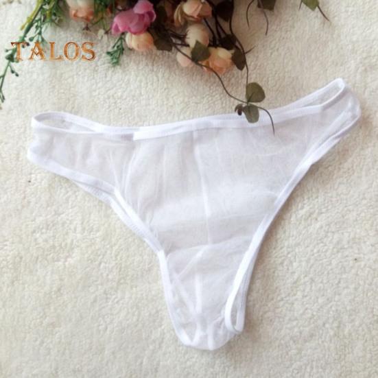 Pánské kalhotky Středně vyvýšené Transparentní vysoce strečový design Prodyšné hladké linie Boxerské kalhotky Průhledné spodní prádlo