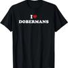 I Heart Dobermans T-Shirt