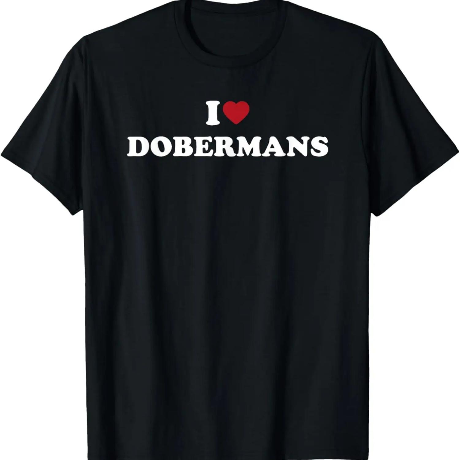 I Heart Dobermans T-Shirt S