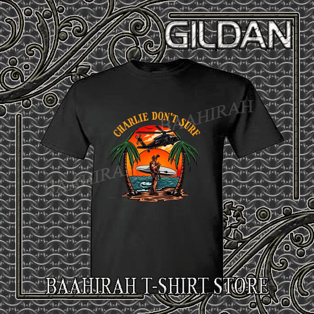 New Shirt Charlie Don t Surf Apocalypse Now Movie Funny T shirt Size S to 5XL L